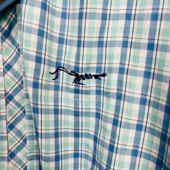 NEW! True Flies Bokeelia Tattersall Button Up Shirt - S - Picture 4 of 4